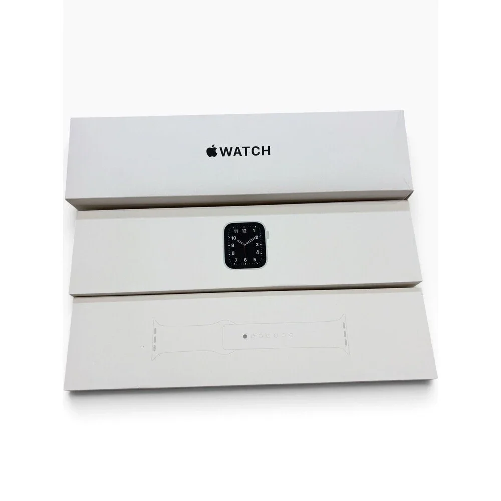 Apple Watch SE 44MM - Empty Box Silver Alu Sport Band GPS A2352 Empty Box Only